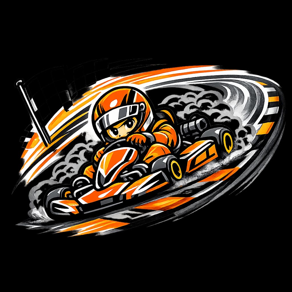 Kurventraining auf der Kartbahn